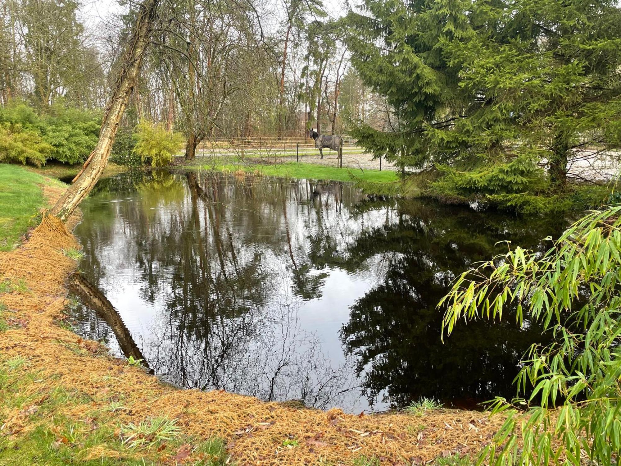 Apartamento Haus Am Teich Worpswede Exterior foto